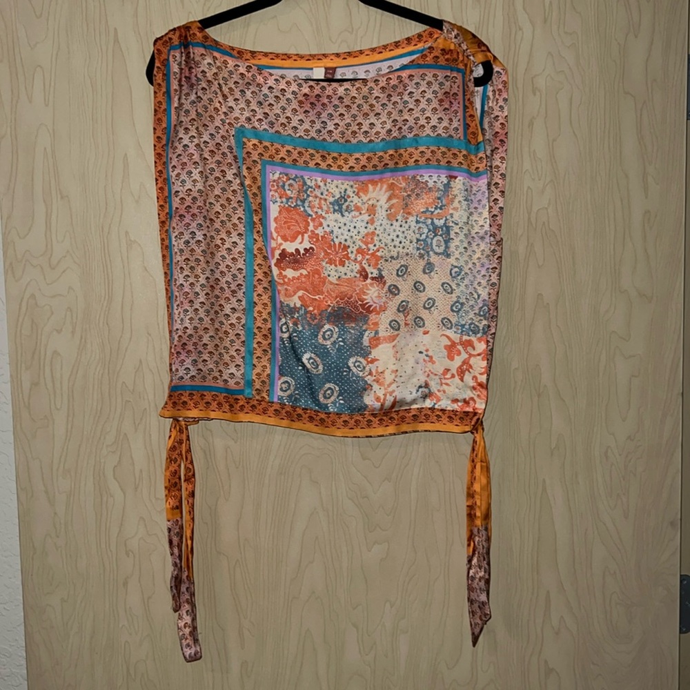 Pilcro silk top from Anthropologie